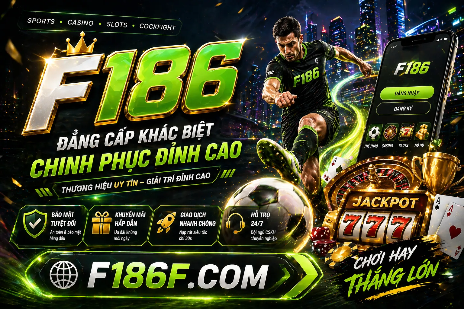 Banner kêu gọi hành động mạnh mẽ, khuyến khích người dùng đăng ký ngay